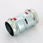 Муфта пресс двухраструбная Viega Prestabo 42 оцинкованная сталь SC Contur 558031