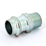Муфта пресс Viega Prestabo 18х1/2" НР оцинкованная сталь SC Contur 559014