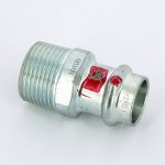 Муфта пресс Viega Prestabo 18х3/4" НР оцинкованная сталь SC Contur 559021