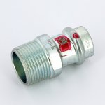 Муфта пресс Viega Prestabo 18х3/4" НР оцинкованная сталь SC Contur 559021