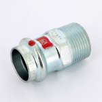Муфта пресс Viega Prestabo 22х3/4" НР оцинкованная сталь SC Contur 559038