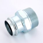 Муфта пресс Viega Prestabo 35х1 1/2" НР оцинкованная сталь SC Contur 642013