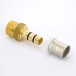 Муфта пресс Uni-Fitt 16x1/2" НР 702G6200