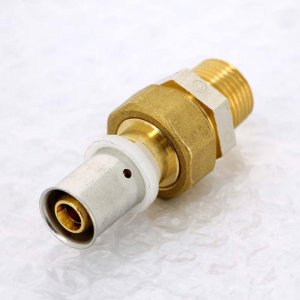 Муфта пресс Uni-Fitt 16x1/2" НР с разъемным соединением 715G6200