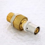 Муфта пресс Uni-Fitt 16x1/2" НР с разъемным соединением 715G6200