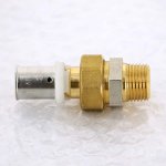 Муфта пресс Uni-Fitt 16x1/2" НР с разъемным соединением 715G6200