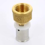 Муфта пресс Uni-Fitt 16x1/2" ВР 701G6200