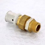 Муфта пресс Uni-Fitt 20x1/2" НР с разъемным соединением 715G7200
