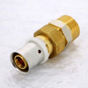 Муфта пресс Uni-Fitt 20x3/4" НР с разъемным соединением 715G7300