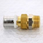 Муфта пресс Uni-Fitt 20x3/4" НР с разъемным соединением 715G7300