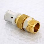 Муфта пресс Uni-Fitt 20x3/4" НР с разъемным соединением 715G7300
