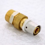 Муфта пресс Uni-Fitt 20x3/4" НР с разъемным соединением 715G7300