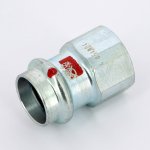 Муфта пресс Viega Prestabo 22х3/4" ВР оцинкованная сталь SC Contur 559113