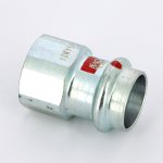 Муфта пресс Viega Prestabo 22х3/4" ВР оцинкованная сталь SC Contur 559113