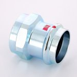Муфта пресс Viega Prestabo 42х1"1/2 ВР оцинкованная сталь SC Contur 642211