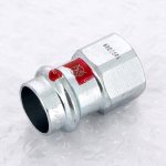 Муфта пресс Viega Prestabo 18х1/2" ВР оцинкованная сталь SC Contur 559090