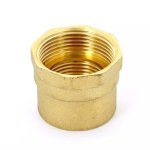 Муфта редукционная латунная Uni-Fitt 1/2"x3/8" ВР 602G2100