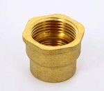 Муфта редукционная латунная Uni-Fitt 1"x1/2" ВР 602G4200