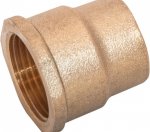 Муфта редукционная латунная Uni-Fitt 3/4"x1/2" ВР 602G3200