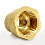 Муфта редукционная латунная Uni-Fitt 3/4"x1/2" ВР 602G3200