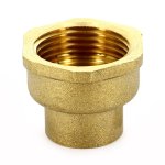 Муфта редукционная латунная Uni-Fitt 3/4"x1/2" ВР 602G3200