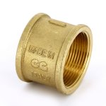 Муфта резьбовая латунная Uni-Fitt 1"1/2 ВР 602G6600