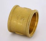 Муфта резьбовая латунная Uni-Fitt 1"1/4 ВР 602G5500
