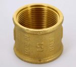 Муфта резьбовая латунная Uni-Fitt 1"1/4 ВР 602G5500