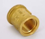Муфта резьбовая латунная Uni-Fitt 1/2" ВР 602G2200