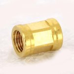 Муфта резьбовая латунная Uni-Fitt 1/4" ВР 602G0000