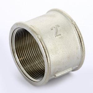 Муфта резьбовая латунная Uni-Fitt 2" ВР никелированная 602N7700