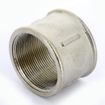 Муфта резьбовая латунная Uni-Fitt 2" ВР никелированная 602N7700