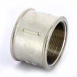 Муфта резьбовая латунная Uni-Fitt 2" ВР никелированная 602N7700