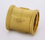 Муфта резьбовая латунная Uni-Fitt 3/4" ВР 602G3300