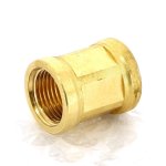 Муфта резьбовая латунная Uni-Fitt 3/8" ВР 602G1100