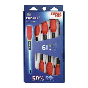 Набор отверток Super-Ego ERGO-MAX Phillips 6 предметов F20235000