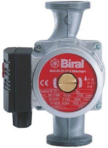 Насос циркуляционный для отопления Biral MX 12-2 с гайками 2"