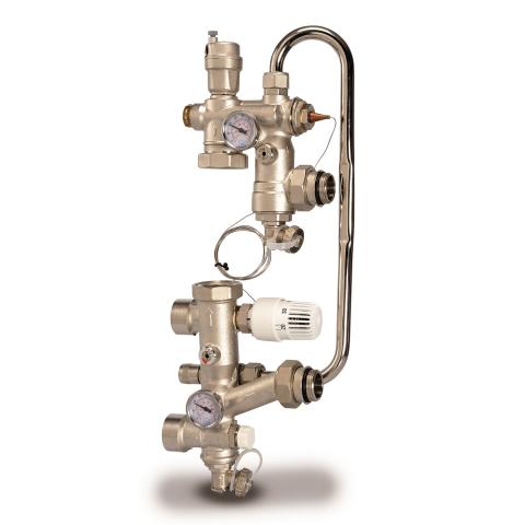 Насосно- смесительная группа Luxor GM 1192 G 1" 1/2 x 130 мм 72000050