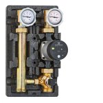 Насосно смесительная группа Uni-Fitt DN25 Grundfos UPM3 HYBRID 25-70 180 с сервоприводом 493H2500