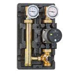 Насосно смесительная группа Uni-Fitt DN25 Grundfos UPM3 HYBRID 25-70 180 с термосмесителем 491H2500