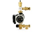 Насосно смесительная группа Uni-Fitt DN25 Grundfos UPSO 25-65 180 с трёх ходовым клапаном 492G2500