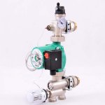 Насосно-смесительная группа UNI-FITT SOLOMIX 1" c насосом Wilo RS 25/6-130 471N1200