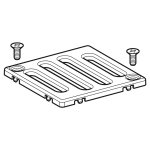 Накладная панель для трапа GEBERIT CleanLine нержавеющая сталь 154.310.00.1