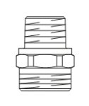 Ниппель- переход Oventrop Cofit S 3/4" - 3/4" НР 1503164