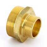 Ниппель редукционный латунный Uni-Fitt 1"1/2x1" НР 600G6400