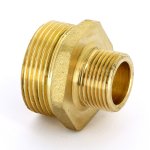 Ниппель редукционный латунный Uni-Fitt 1"x1/2" НР 600G4200