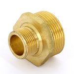 Ниппель редукционный латунный Uni-Fitt 1"x1/2" НР 600G4200