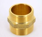 Ниппель резьбовой латунный Uni-Fitt 1"1/2 НР 600G6600