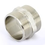 Ниппель резьбовой латунный Uni-Fitt 2" НР никелированный 600N7700