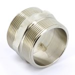 Ниппель резьбовой латунный Uni-Fitt 2" НР никелированный 600N7700